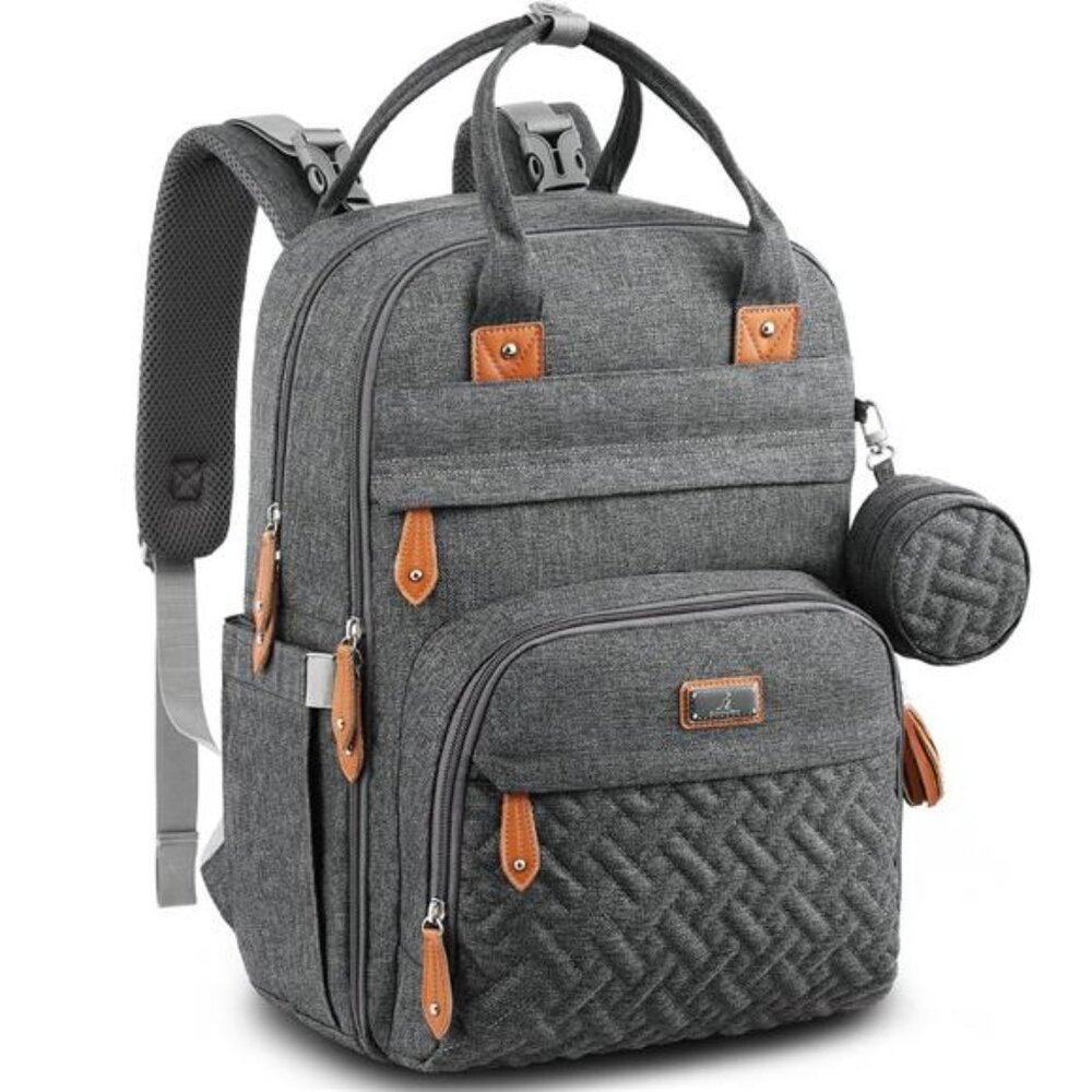 Diaper Bag Backpack - Multi function Waterproof Diaper Bag, Travel Baby Tote